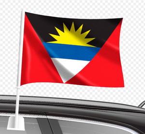 Conception en gros personnalisée Premium Polyester Virgin Island-US Car Flags Outdoor Car Flags - Product Image 2