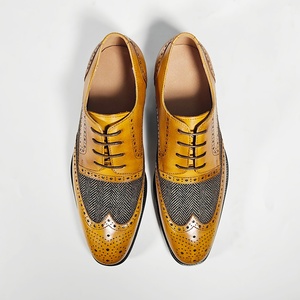 <span class=keywords><strong>Zapatos</strong></span> Oxford para Hombre al por Mayor, con Punta Cerrada, Transpirables, con Cordones, de Alta Calidad, para Oficina, Carrera, Bodas y Fiestas - Product Image 3