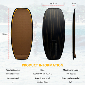 Nueva Tabla de Wing Foil de Fibra de Carbono de 100 cm, con Bomba, para Surfear en Aguas Oceánicas, Capacidad de Carga de 150 kg, 100 Ocean Waters S - Product Image 6