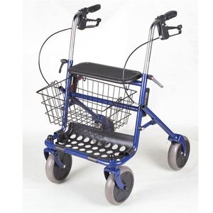 Silla de caminar asistida <span class=keywords><strong>para</strong></span> ancianos y discapacitados Andador de acero y andador Estabilidad <span class=keywords><strong>para</strong></span> movilidad limitada <span class=keywords><strong>para</strong></span> personas de compras - Product Image 3
