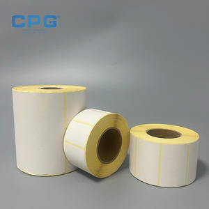 Bulk OEM Custom High Quality Top Coated Thermal Shipping <b>Label</b> <b>Printer</b> Paper <b>4x6</b> Logistics Waybill <b>Labels</b> Stickers 100X150mm - Product Image 1