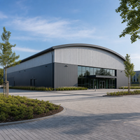 Stade à structure spatio-couplée pour sports régionaux, bâtiment de gymnase préfabriqué en structure métallique pour événements