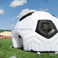 Tente de dôme de football de sports de football en plein air tente gonflable pour le doom de football d'air de terrain de football avec le ventilateur pour des ventes