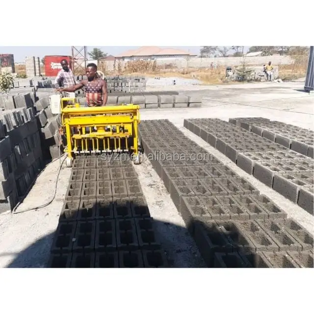 QMY4-30 Mobile Manual Concrete Block Making Machine Block and Brick Making Machine Hydraulic Brick Making Machine in Kenya Spai