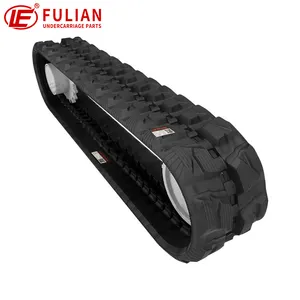 320*86*48 EX80 ZX110 EX90 ZX180 Rubber Track Chassis Part Mini Crawler Excavator Loader Bulldozer For Caterpillar Komatsu Bobcat