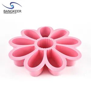 Chocolate Decorating Flower Silicone Soap Molds French Dessert Diy Flower Silicone Mold For Cake