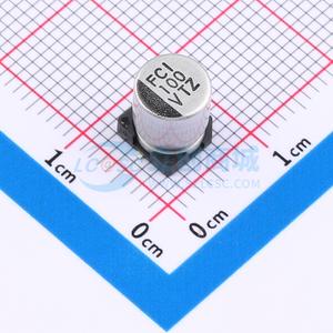 35TZV100M6 3X8 100UF 6 3V condensateur électrolytique en aluminium plomb radial 8x11mm 2000 heures 105C pour circuits d'alimentation - Product Image 1