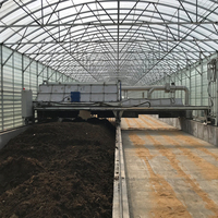 Équipement de Fermentation et de Retournement du Fumier de Poulet pour Ferme Avicole avec Moteur, Capacité 32T/Jour