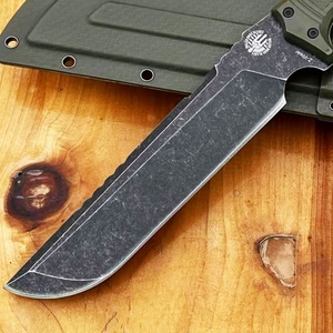 มีด战术คุณภาพสูง G10 สแตนเลสสตีล ปรับแต่งได้ ยี่ห้อ BAILIAN สำหรับกิจกรรมกลางแจ้ง ตั้งแคมป์ พร้อมปลอกหนัง พกพาสะดวก ใช้ในชีวิตประจำวัน ระดับ DIY - Product Image 3