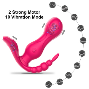 Wireless Remote Control <strong>Vibrator</strong> Clitoral Stimulator Silicone Massager for Women - Product Image 5
