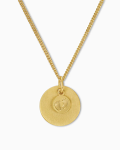Collar con Colgante <span class=keywords><strong>de</strong></span> Doble Disco con Huella <span class=keywords><strong>de</strong></span> Bebé, Chapado en Oro <span class=keywords><strong>de</strong></span> 18K, Acero Inoxidable, Resistente al Deslustre, Grabable, Regalo Cristiano <span class=keywords><strong>para</strong></span> Mamá - Product Image 1