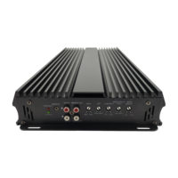 Amplificateur audio de voiture haute puissance 4000W CLASSE D Amplificateurs de basses monobloc à 1 canal avec croisements pour les amateurs d'audio de voiture