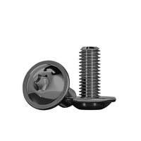 Vis OEM personnalisées en acier inoxydable à tête cylindrique Torx, à tête bouton hexalobuleuse, à filetage complet avec rondelle