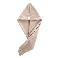 Serviette Turban Sèche-Cheveux en Gros ODM, Bonnet de Douche en Microfibre Multicolore Super Absorbant avec Boucle