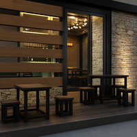 Mini-structure en acier préfabriquée pour café, bar, cantine, ou espace commercial modulaire en conteneur urbain