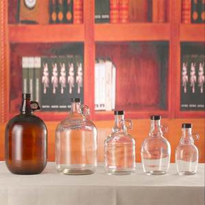 ขวดแก้วขนาดใหญ่ 1-5 ลิตรสําหรับเก็บของเหลวเครื่องดื่ม-1 ลิตร 1.5 ลิตร <span class=keywords><strong>2</strong></span> ลิตร 3 ลิตร 4 ลิตร - Product Image 2