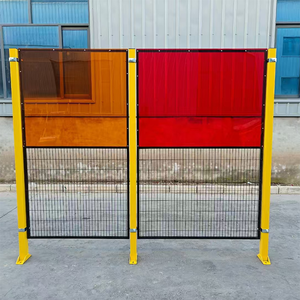 Murs rideaux en vinyle PVC amovibles de 2mm d'épaisseur pour un environnement de travail sûr - Product Image 1