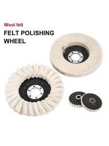 125mm/130mmウール研磨ホイール研磨パッドアングルグラインダーホイールフェルト研磨ディスクポリッシャー金属大理石ガラスセラミックス用 - Product Image 6