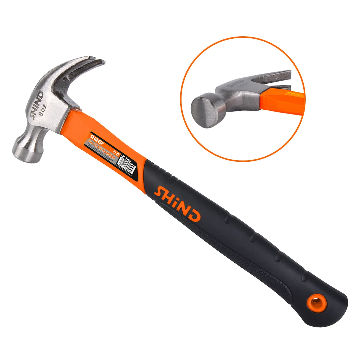 SHIND 94554 Hot Sale 8oz Claw Hammer