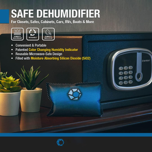 Rechargeable Desiccant <strong>Dehumidifier</strong> Safe Moisture Absorber for Closets Basement Cars Microwaveable Portable Blue Dehumidifying - Product Image 6