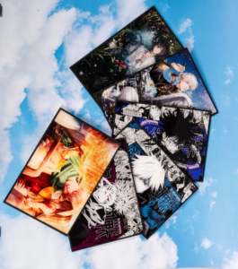 Poster Anime hình vuông in UV tùy chỉnh với hiệu ứng hologram, kèm mô hình nhựa, sản phẩm nghệ thuật sưu tầm cao cấp - Product Image 4