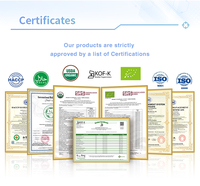 Extrait de fruit du moine certifié biologique, mogroside, édulcorant au sucre de fruit du moine