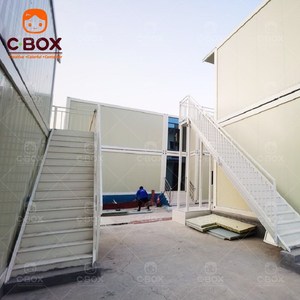 Cbox Customized Ready Made Construction Site Office Modular Camp Fireproof Hospital Isolation Ward Flat Pack Container House - Product Image 1