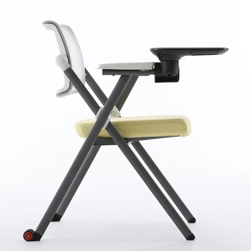 10027 도매 저렴한 훈련 룸 회의 훈련 의자 쓰기 패드 접이식 회의 훈련 의자