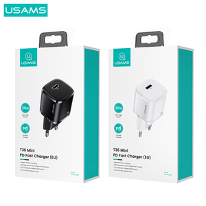 Para usams CC124 T36 <span class=keywords><strong>20W</strong></span> Super Si PD Fast 1C Cargador adecuado para Apple <span class=keywords><strong>iPhone</strong></span> Adaptador de carga <span class=keywords><strong>Cabezal</strong></span> de carga - Product Image 6