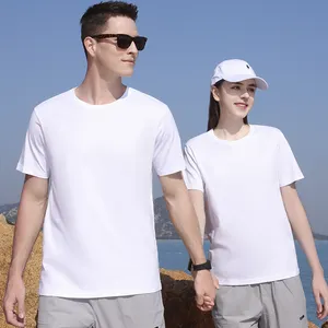 Hot Sale Plain Short Sleeve Round Neck Boxy T Shirt Heavy Cotton T-Shirts For Men