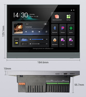 8 canaux 7 pouces hôte de musique de fond amplificateur audio amplificateur de système de théâtre à dents bleues produits pour la maison intelligente domotique