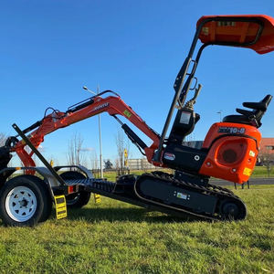 Escavadeira de Esteiras Mini Compacta KAISAN 1 Tonelada da China Aprovada CE EPA com Motor Diesel Kubota e Caçamba Hidráulica para Venda - Product Image 3