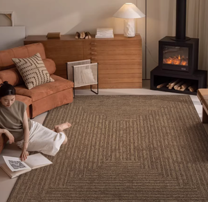 <span class=keywords><strong>Tappeto</strong></span> <span class=keywords><strong>in</strong></span> Stile Medievale per Soggiorno, <span class=keywords><strong>Lavabile</strong></span> e Resistente alle Macchie, Marrone, per Divano e Tavolino, Impermeabile - Product Image 2