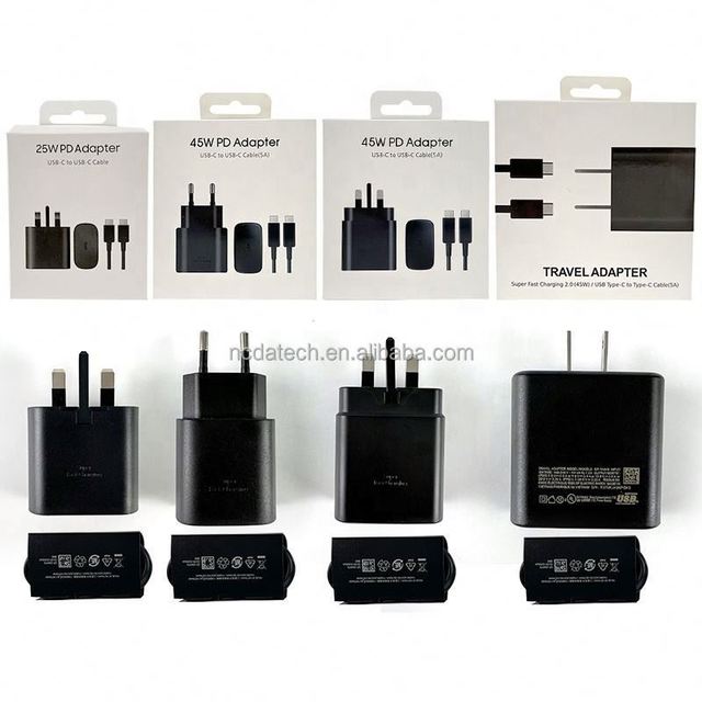 Super Fast Charging 25W PD Adaptor Type-C Power Adapter Cube Brick for Samsung Galaxy S23FE S24 Fast Chargers Type c
