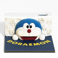 Nouvelles idées de produits 2026 Bloc-notes personnalisé Ensemble cadeau personnalisé Bloc-notes avec image de dessin animé Doraemon Bloc-notes 3D