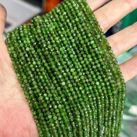 Perles de pierres précieuses naturelles à facettes 3 mm, pierres naturelles en vrac, rubis, tourmaline, bracelet fait main Xinzhuang XZ4721