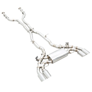 Système d'échappement Catback en acier inoxydable de 1,5 mm d'épaisseur avec valve HE AUTO, directement de l'usine, pour X3M X4M, tuyau de silencieux - Product Image 3