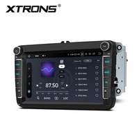 Estéreo para Auto Android de 8 Pulgadas para VW/Skoda/Seat, Qualcomm 665, 8+256GB, Pantalla QLED 665, DTS, DSP, HD, Salida Óptica RCA, CE-XTRONS