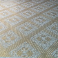 WLX Faux Plafond Azulejos De Cielo Falso Para Techo Yeso Pvc 60X60 Faux Panneau de Plâtre Plafonnier Plâtre Carreau de Plafond