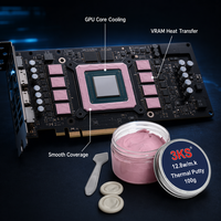 Gel thermique en silicone hautement conducteur pour le refroidissement des CPU et des GPU - Composé de dissipation thermique standard