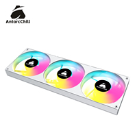 Ventilateur haute performance AntarcChill avec logo personnalisé, 360 mm, haut débit d'air, faible bruit, haute vitesse pour boîtier d'ordinateur
