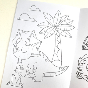 Stampa di adesivi personalizzati <span class=keywords><strong>per</strong></span> bambini e bambini su misura brochure decorative <span class=keywords><strong>per</strong></span> animali da colorare libro - Product Image 6