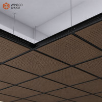 WINEGO Panneau Acoustique Microperforé Polyvalent Haute Performance, Absorption Sonore pour Plafond et Mur, Solution de Conception Modèle 3D