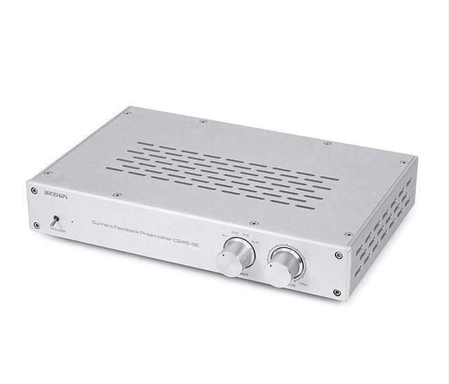 BRZHIFI Golden Voice C245 Line Class AA Servo Front Amplifier HiFi Class Audio Preamplifier