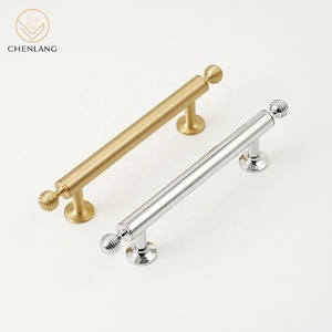 CHENLANG Luxurious Modern Round Head Solid Brass Handle <strong>Knob</strong> Furniture Hardware for Kitchen Cabinet Drawer Wardrobe <strong>Door</strong>-Durable - Product Image 1