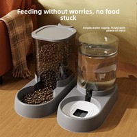 Fontaine à eau automatique portable 5L pour chien/chat avec distribution d'eau entièrement automatique en matériau PP