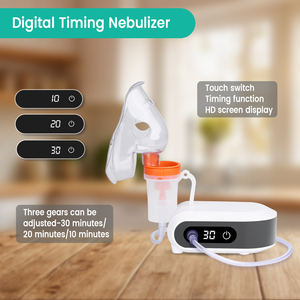 Mini Nebulizador Portátil para Asma <span class=keywords><strong>y</strong></span> <span class=keywords><strong>Tos</strong></span>, Inhalador Doméstico para Asmáticos, Nebulizador con Compresor DC <span class=keywords><strong>y</strong></span> Función de Temporizador - Product Image 6
