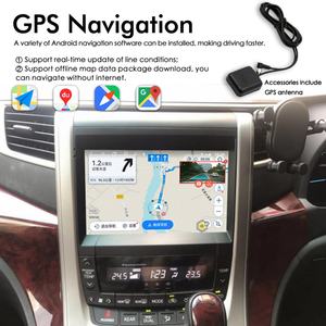 128GB AI Voice <b>Control</b> <b>Android</b> 13 Wireless CarPlay Car Radio for Toyota Vellfire 2011 2014 Alphard GPS Multimedia Video Player - Product Image 3