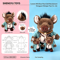 Peluche Black Myth Wukong Zhu Bajie, Poupée en peluche de personnage de jeu, Charme de sac porte-clés mignon, Merchandise de jeu, Cadeau d'anniversaire