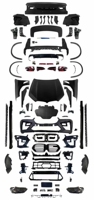 Kit de carrosserie complet pour BMW F15 14-18, transformation G05 LCI X5, kit de conversion F15 X5M, kit F15 vers F95, kit de lifting F15